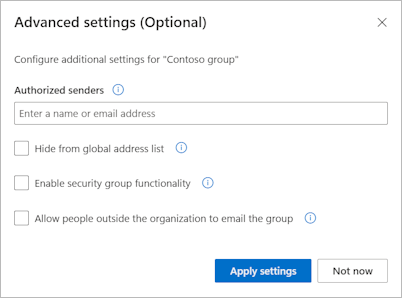 Advanced settings image