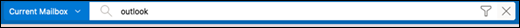 Exit from the search bar.
