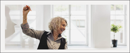 Learning Central site Image web part displaying a relevant learning center image for the template