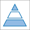 Pyramid Diagram.