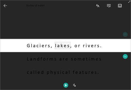 Line Focus highlighting one line while dimming the surrounding text.