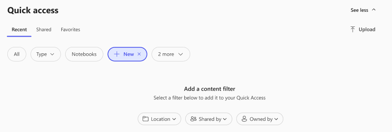 screenshot of additional filters in Microsoft Copilot app search results