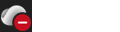 Screenshot of the OneDrive cloud icon with a red blocked symbol, shown in the notification or menu bar.