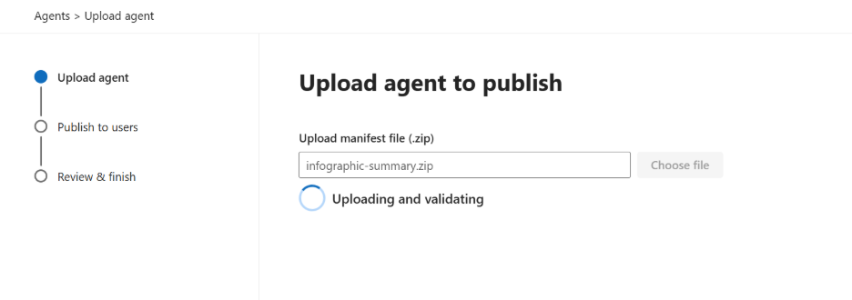 Screenshot that shows the package validation results in the Microsoft 365 admin center.