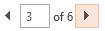 Screenshot showing how to page through Print Preview by using the arrows at the bottom of the Preview panel.