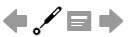 Screenshot showing the pointer icon changes to a laser pointer