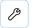 Icons showing a wrench icon.