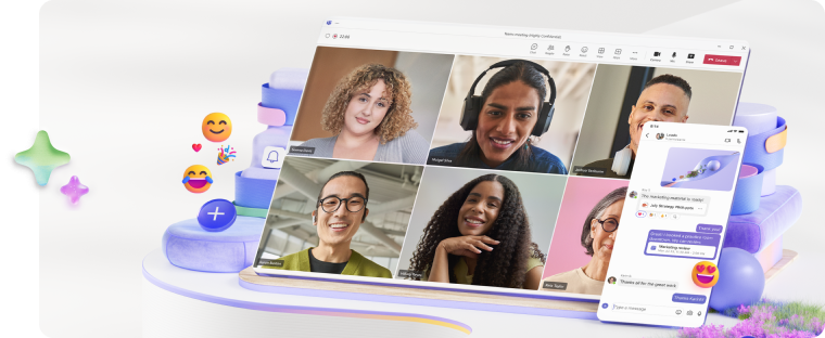 Meeting screen in Microsoft Teams