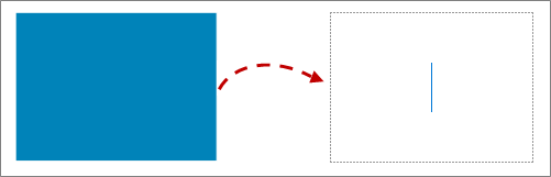 Screenshot showing adding text to a shape.
