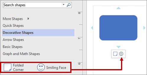 Screenshot showing the mini toolbar using a different stencil by reordering