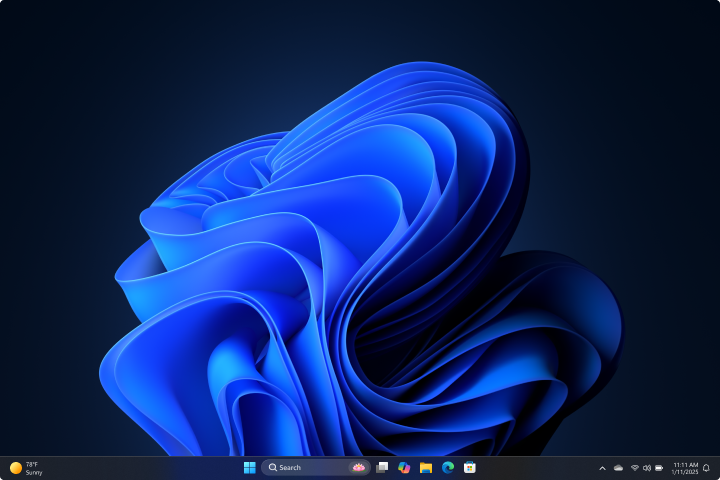 Screenshot of dark mode in Windows 11.