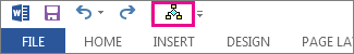 Macro button on the Quick Access Toolbar