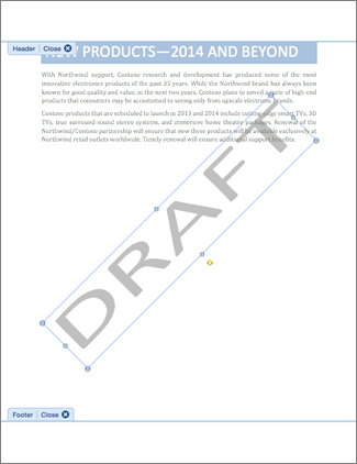 Image of document with Draft watermark.