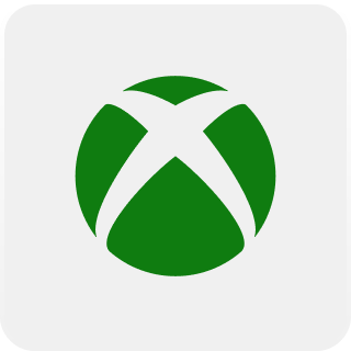 Xbox logo with grey background