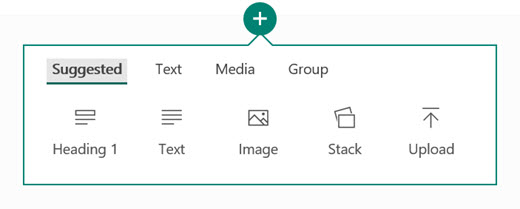 What kind of content you want to add