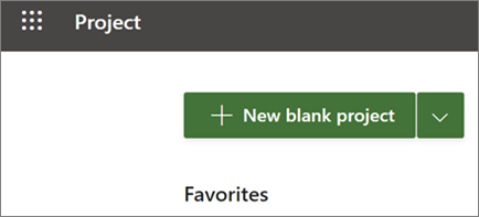 Shows faster way to create project