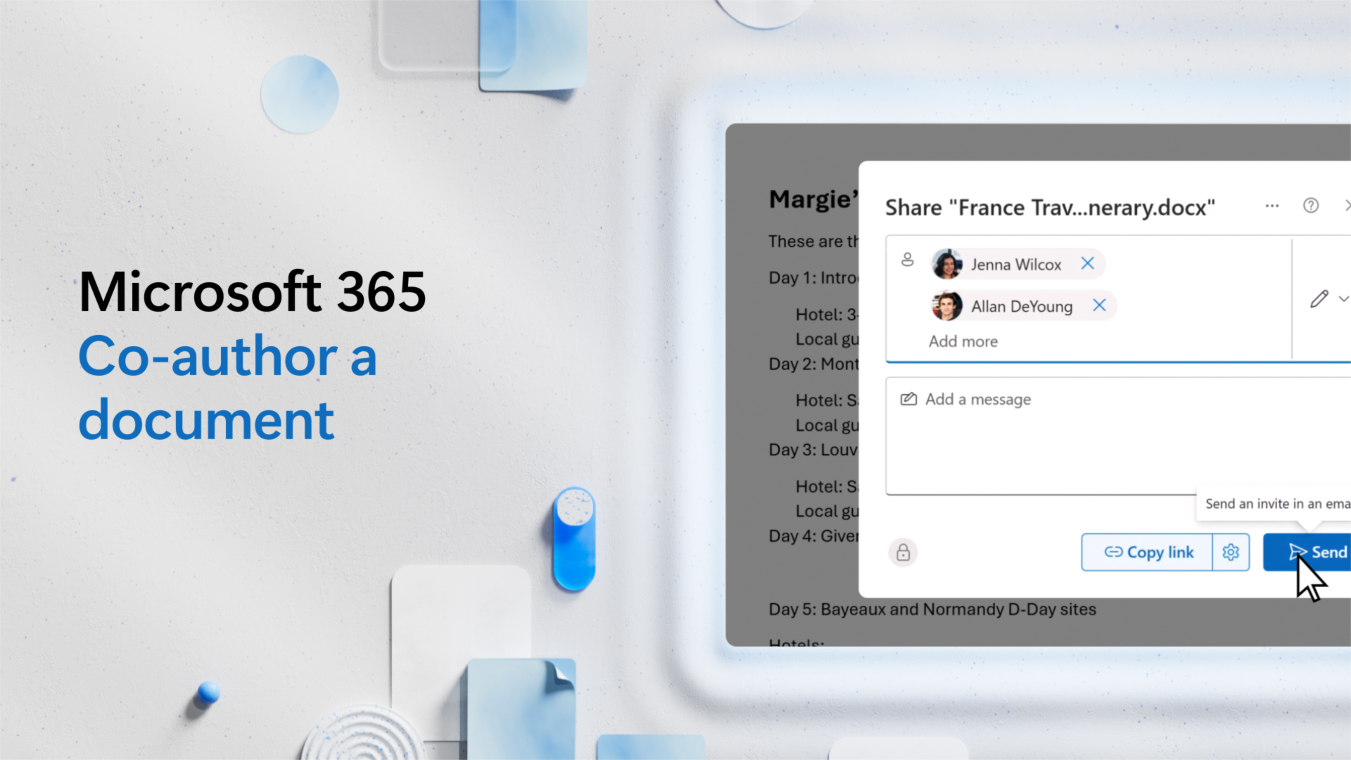 Coauthor a document in Word