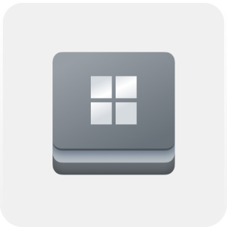 Logo of Surface devices with grey background