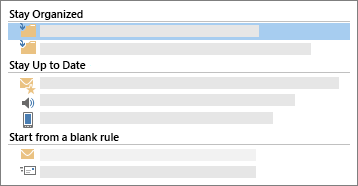 Conceptual screenshot of the Email Rules functionality