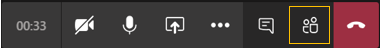 Meeting controls-Show participants icon highlighted