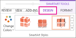 Design tab
