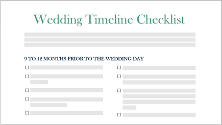 Conceptual image of a timeline